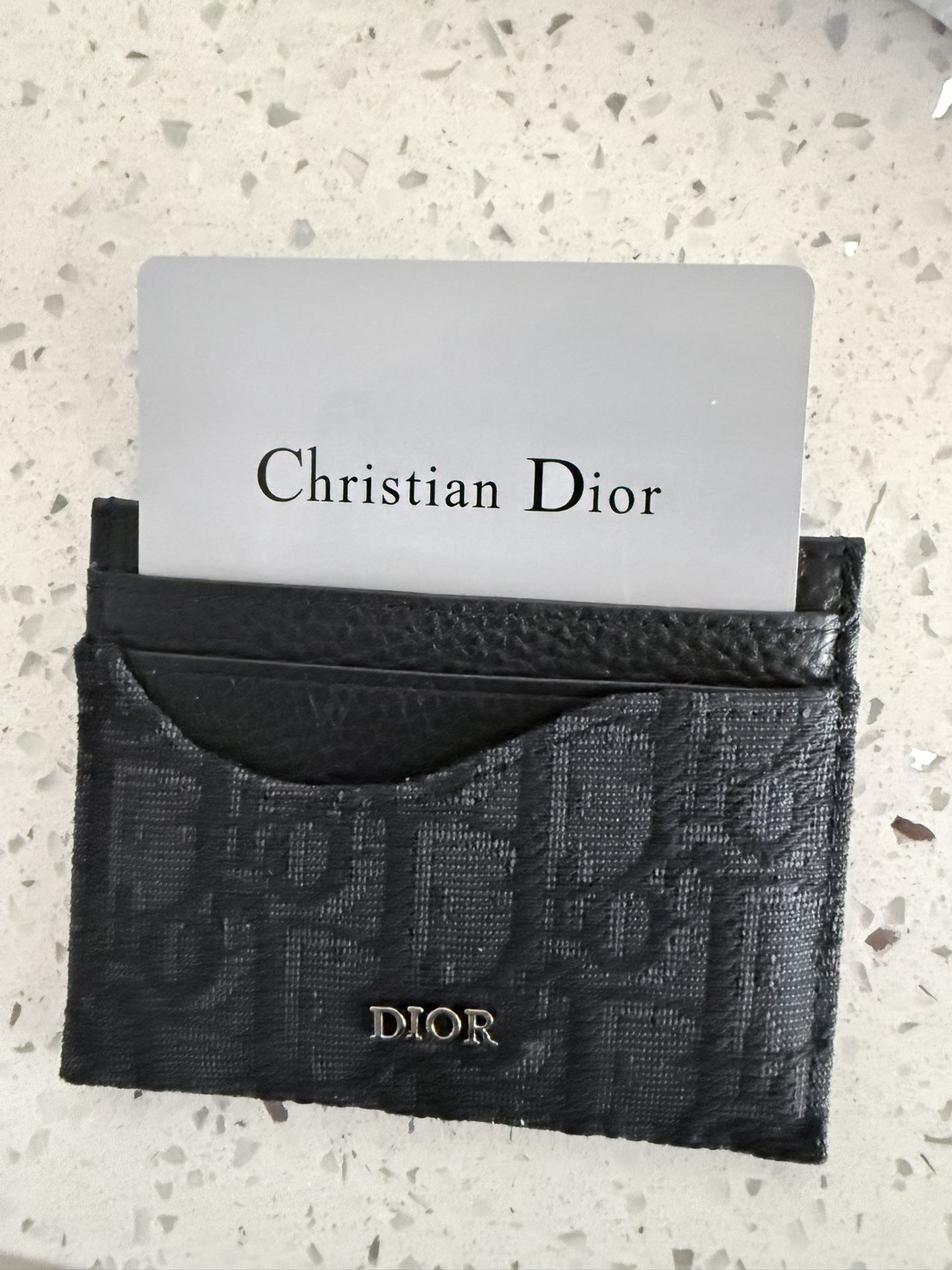 Dior Black Card Holder