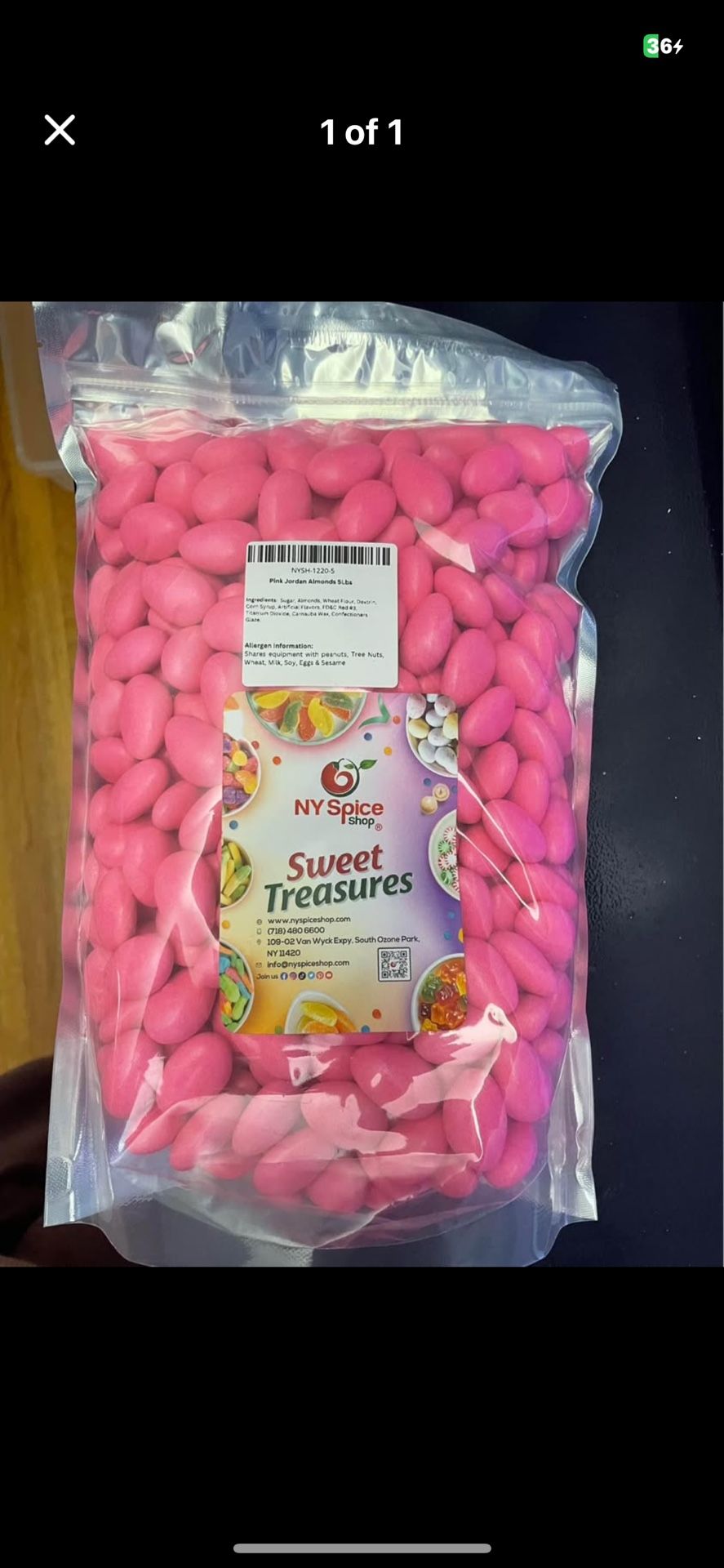 Jordan Almond 5 Pound