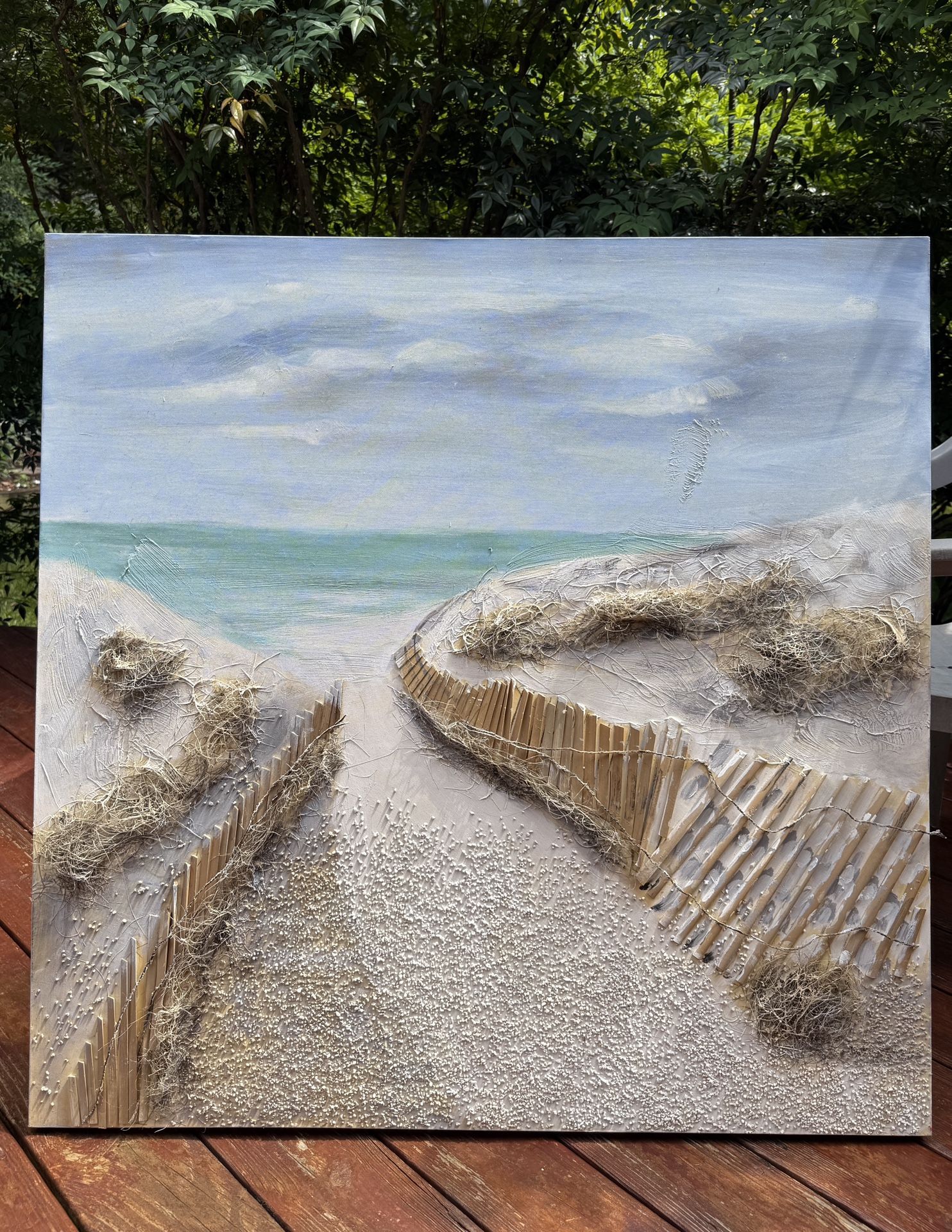 Textured Beach Canvas 