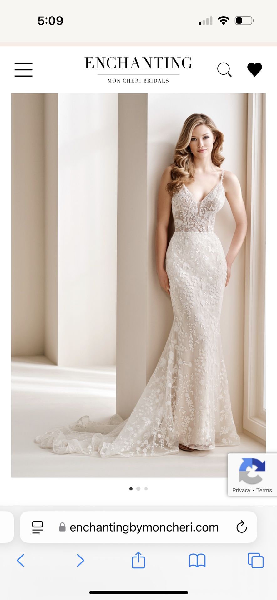 Mon Cheri Wedding Dress Size 12