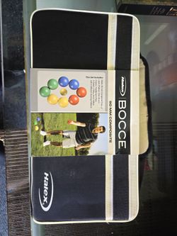 Halex Bocce Ball Set 90mm Composite NEW