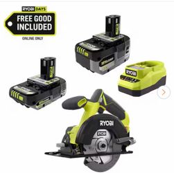 BRAND NEW - Ryobi 18V Circular Saw Kit with Batteries and Charger