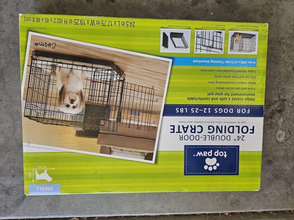 Top Paw pet crate $10