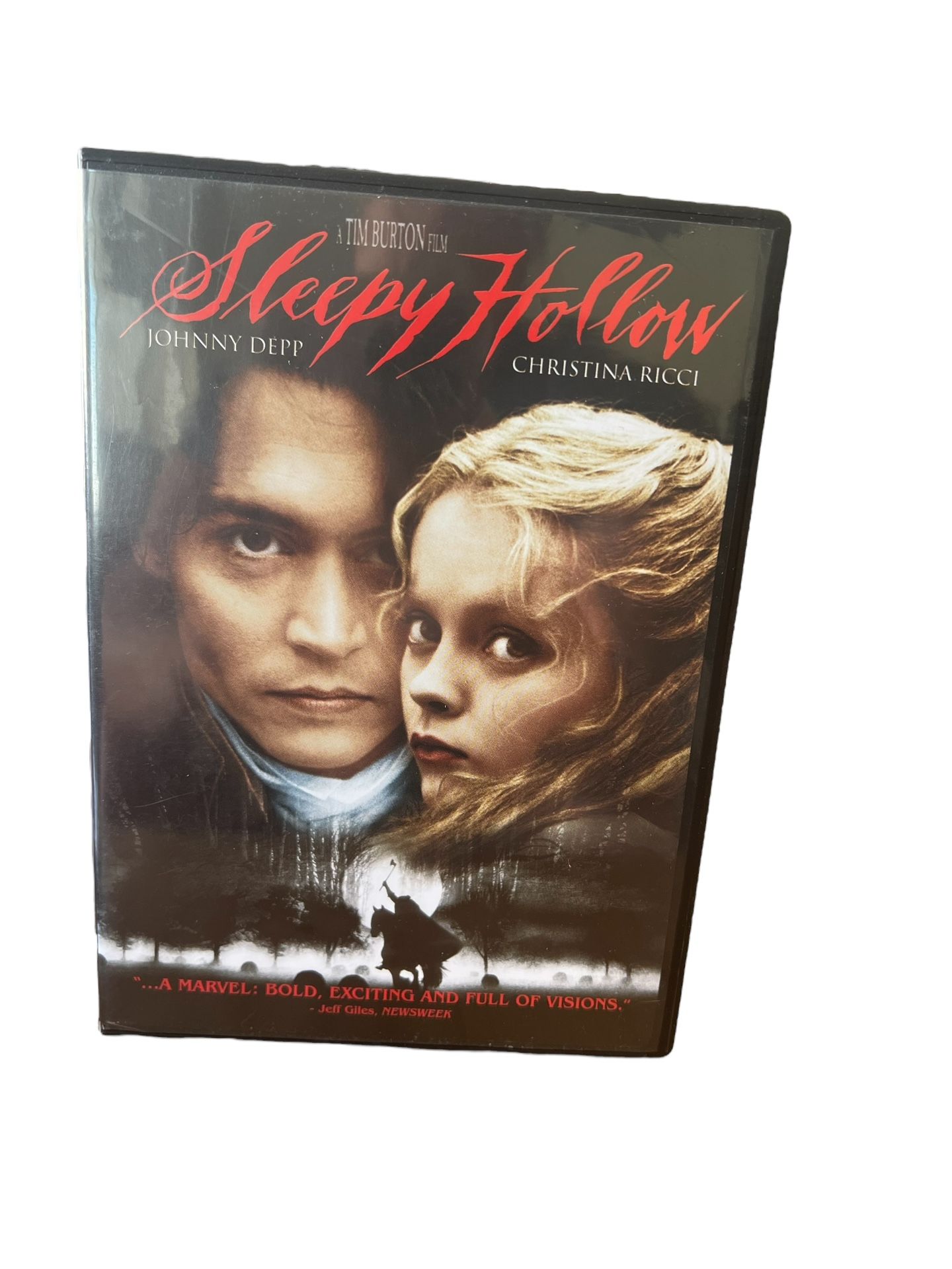 Sleepy Hollow (DVD, 2000, Johnny Drop. Christina Ricci Get ready for a thrilling cinematic experience with this DVD of Sleepy Hollow, directed by Ti
