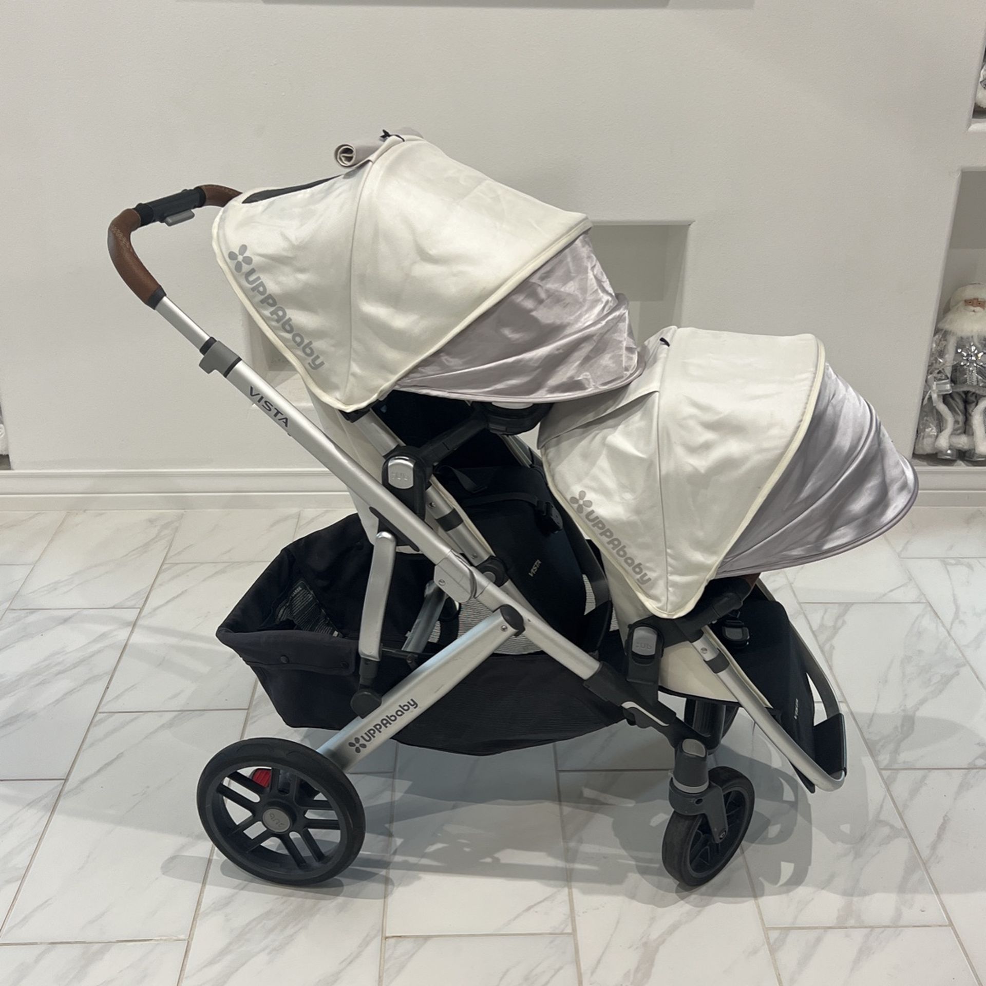 UppAbaby Vista Double Stroller White 