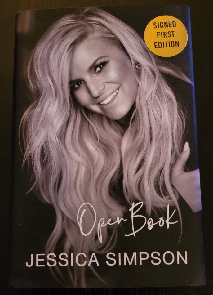 Jessica Simpson "Open Book" Signed First Edition