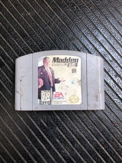 Madden football 64 Nintendo 64