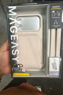 iPhone 17 Pro Max Crossbody Wallet Phone Case with Strap Adjustable & Removable