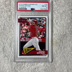 2018 Panini Chronicles Shohei Ohtani Rookie Card PSA 8!