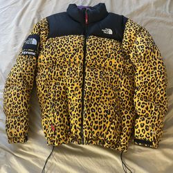 The North Face X Supreme Leopard Nuptse Jacket