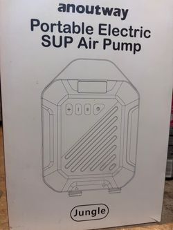 Anoutway Paddle Board Electric Pump High Pressure Rechargeable Auto-Off