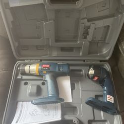 Ryobi Drill And lamp