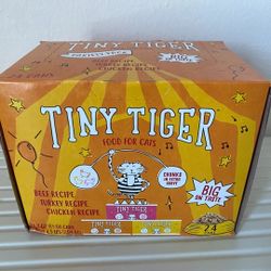 Tiny Tiger Cat Food w Beef, Turkey and Chicken