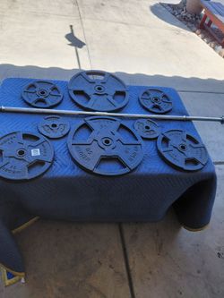 180lbs Weider Standard Set &Bar