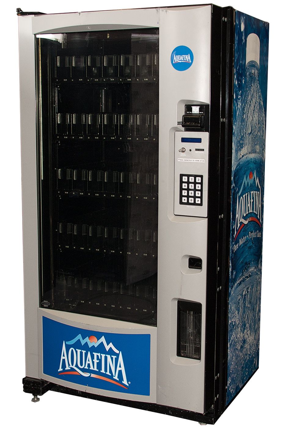 Royal Vision Vendor RVV-400 Drink Vending Machine w/ Aquafina Graphic