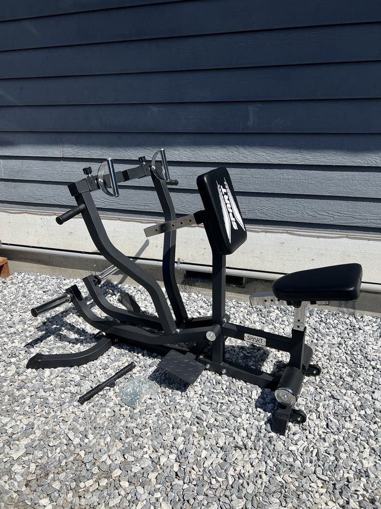 Seated Row Machine, Lat and Back Workout Equipment