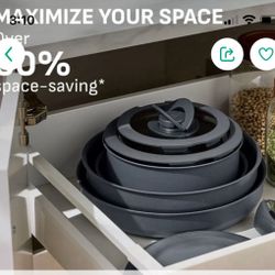 T Fal Ingenio 11 Pieces NEW Set