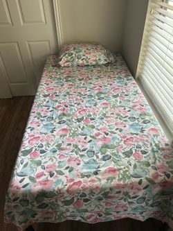Twin Bed frame and Bed