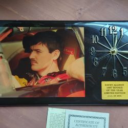 Vintage Davey Allison Clock 
