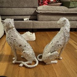 Leopard Statues 