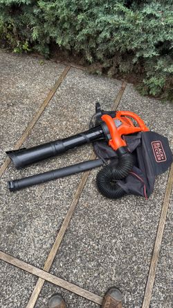BLACK+DECKER electric leaf blower / leaf vacuum / mulcher