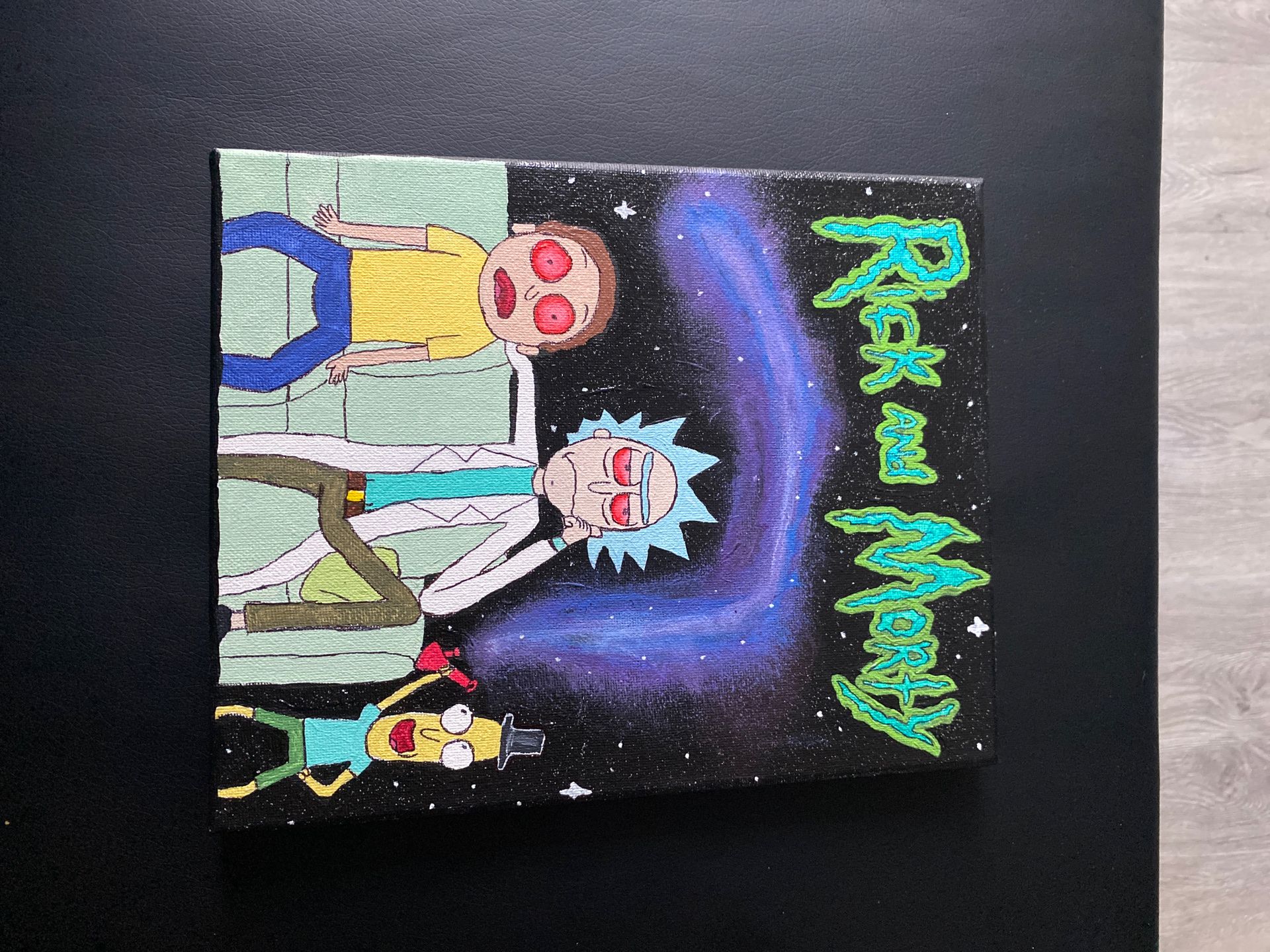 Rick and Morty painting