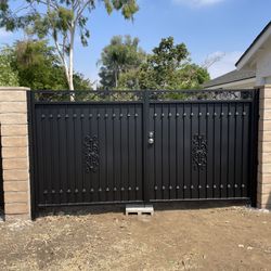 Wrought iron gates
