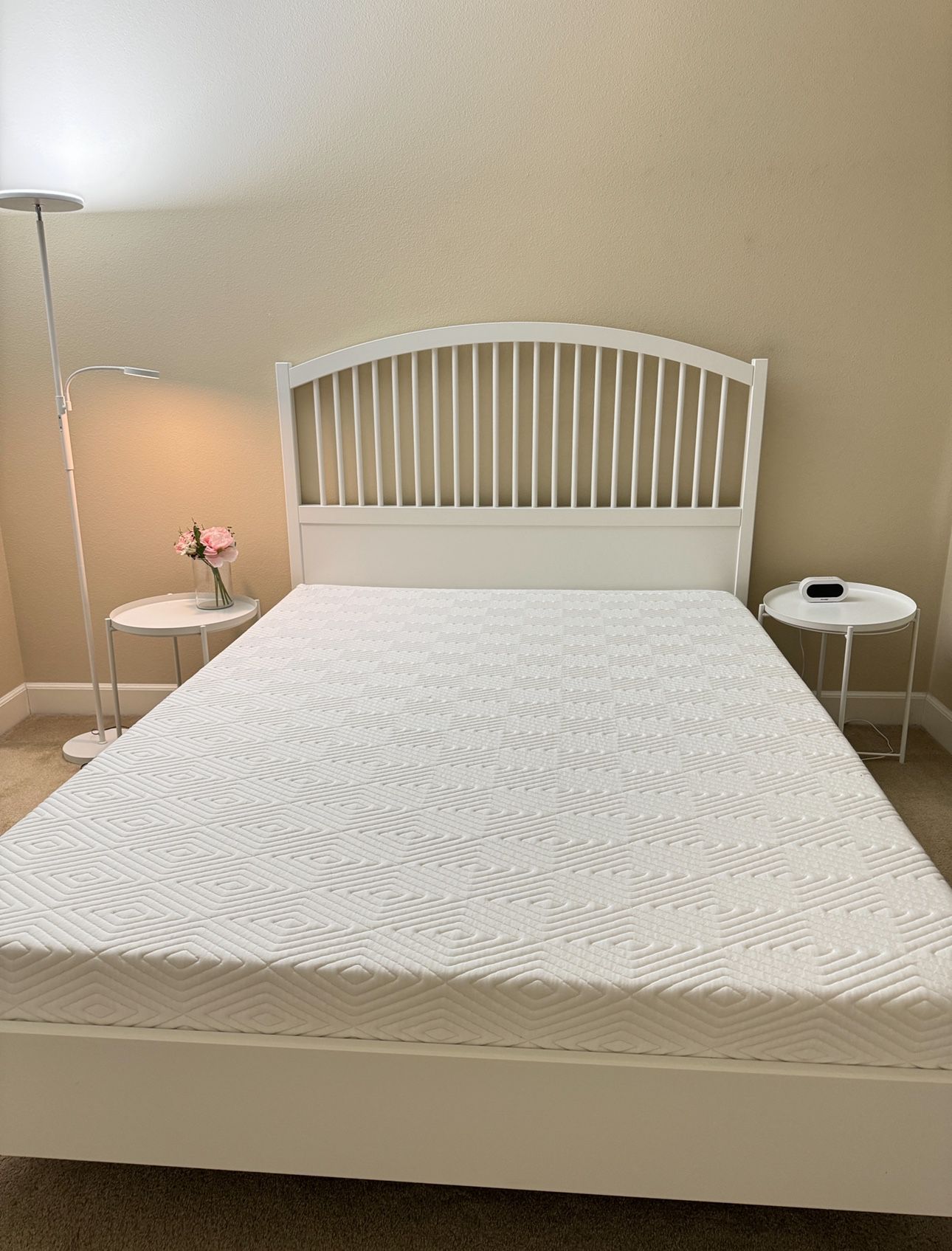 Queen Bed frame, Sealy Mattress, & Box Spring