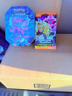Ascended hero 4pk tin + DBZ sleeve $60 fcfs
