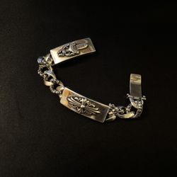 Chrome Heart Style - Gothic Cuban Link - Double Sided 