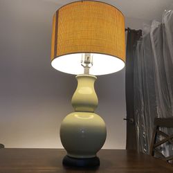 Elegant 30-Inch Tall Modern Ceramic Bedside Lamp – Perfect for Bedroom, Living Room, or Office