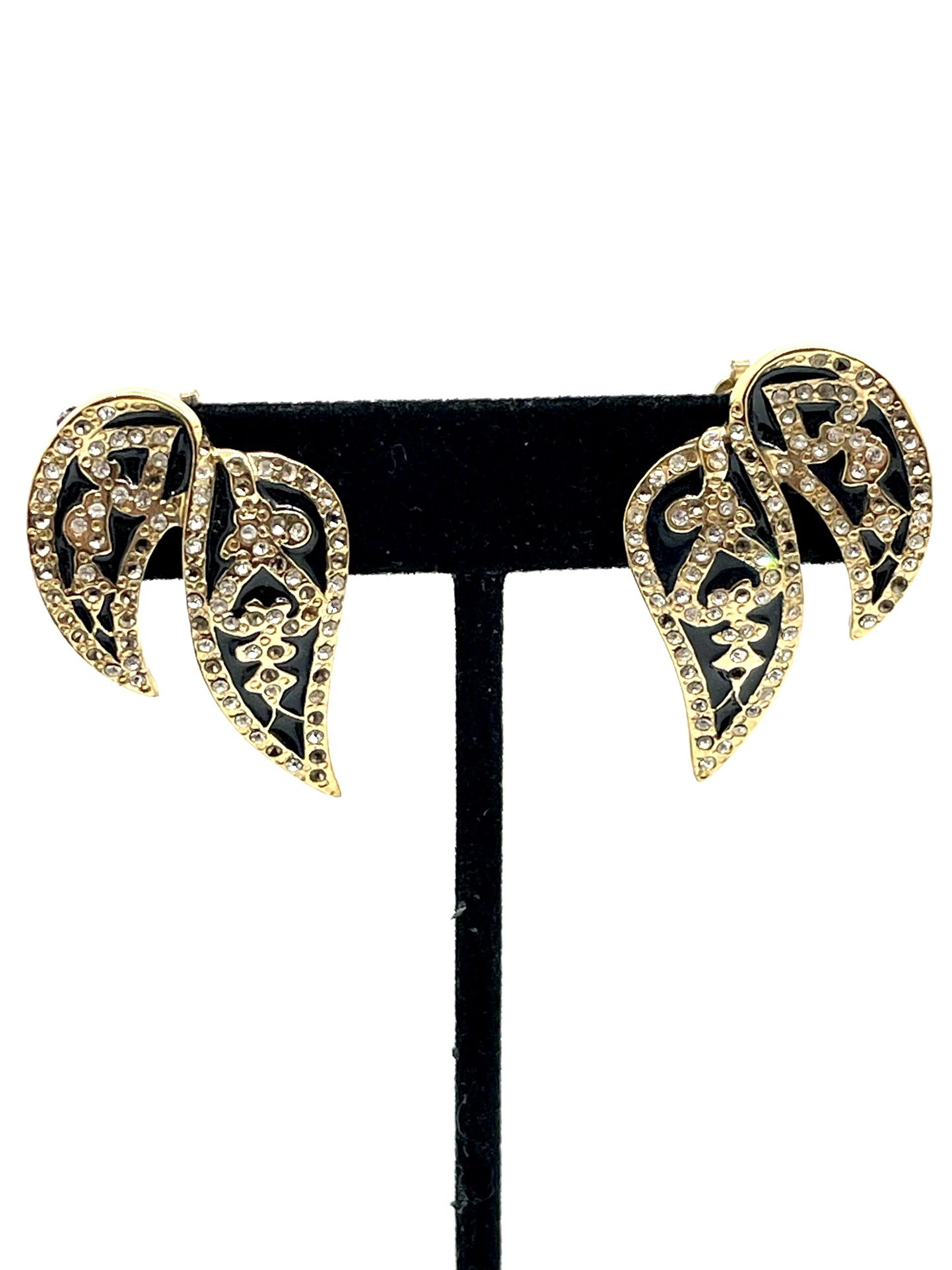 Vintage Butler Rhinestone Earrings