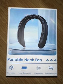 Portable Neck Fan – $10 Brand New in Box) 
