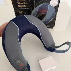 New Homedics Neck Massager with Comfort Foam Vibration and Soothing Heat