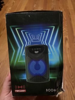 Max power boom-m3 Portable Bluetooth Speaker & FM Radio - Black/blue -