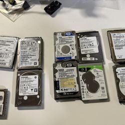 Laptop Hard Drives – 160GB to 1TB – Tested & Working – Individual or Bundle