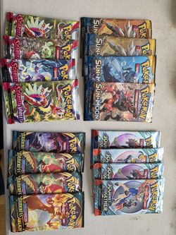 Pokemon Packs Sealed16 Packs 155.00