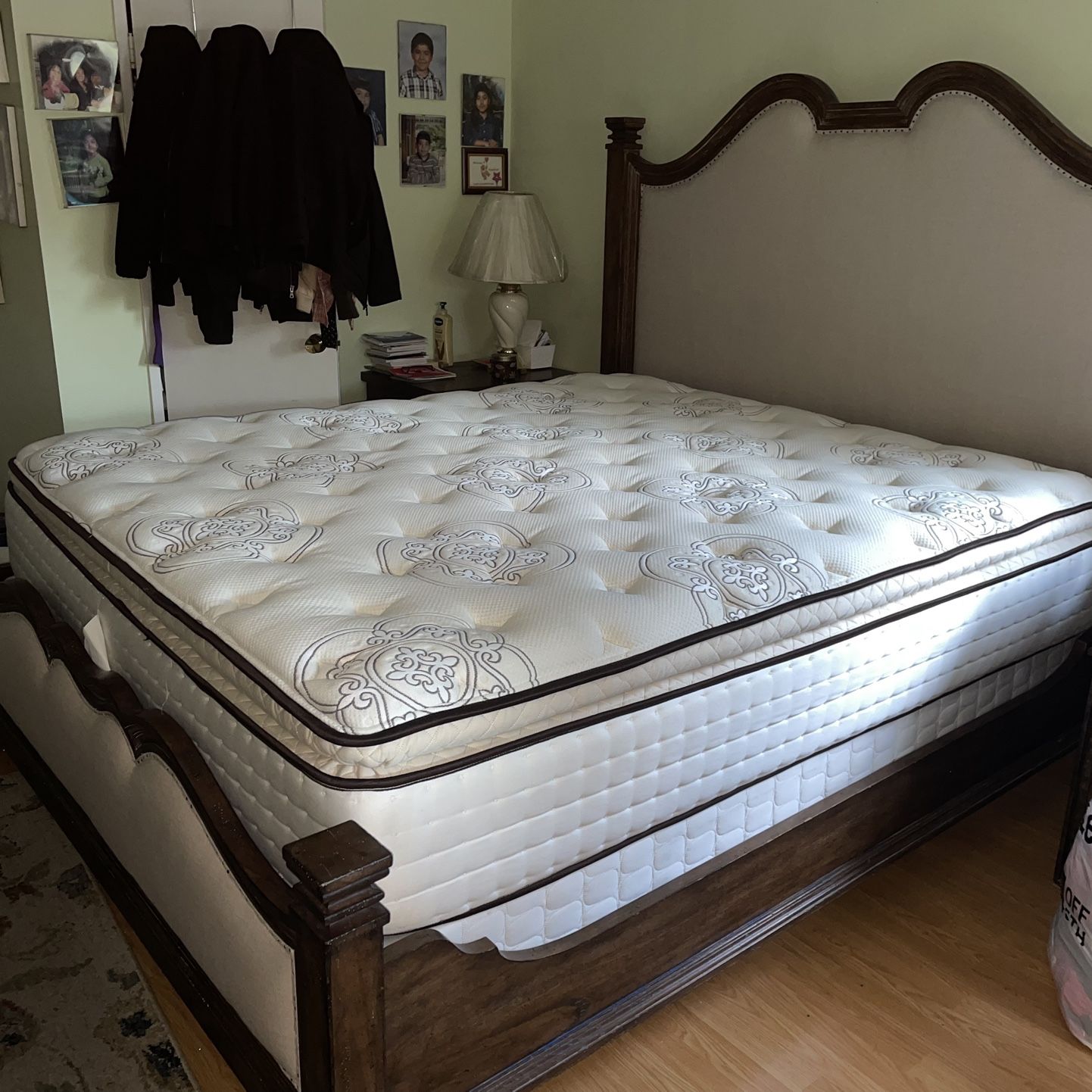 Diamond Mattress Co with Bed frame And Dresser 