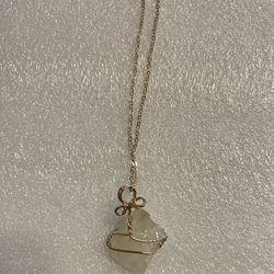 Crystal Mineral Stone Necklace 