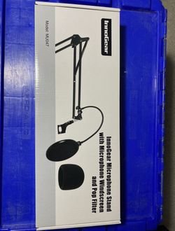 innogear microphone stand with pop filter