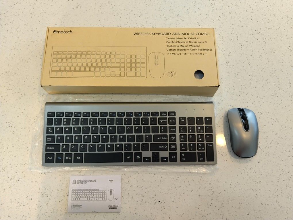 Brand New Wireless Keyboard And Mouse Combo