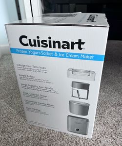 Cuisinart yogurt and ice cream maker