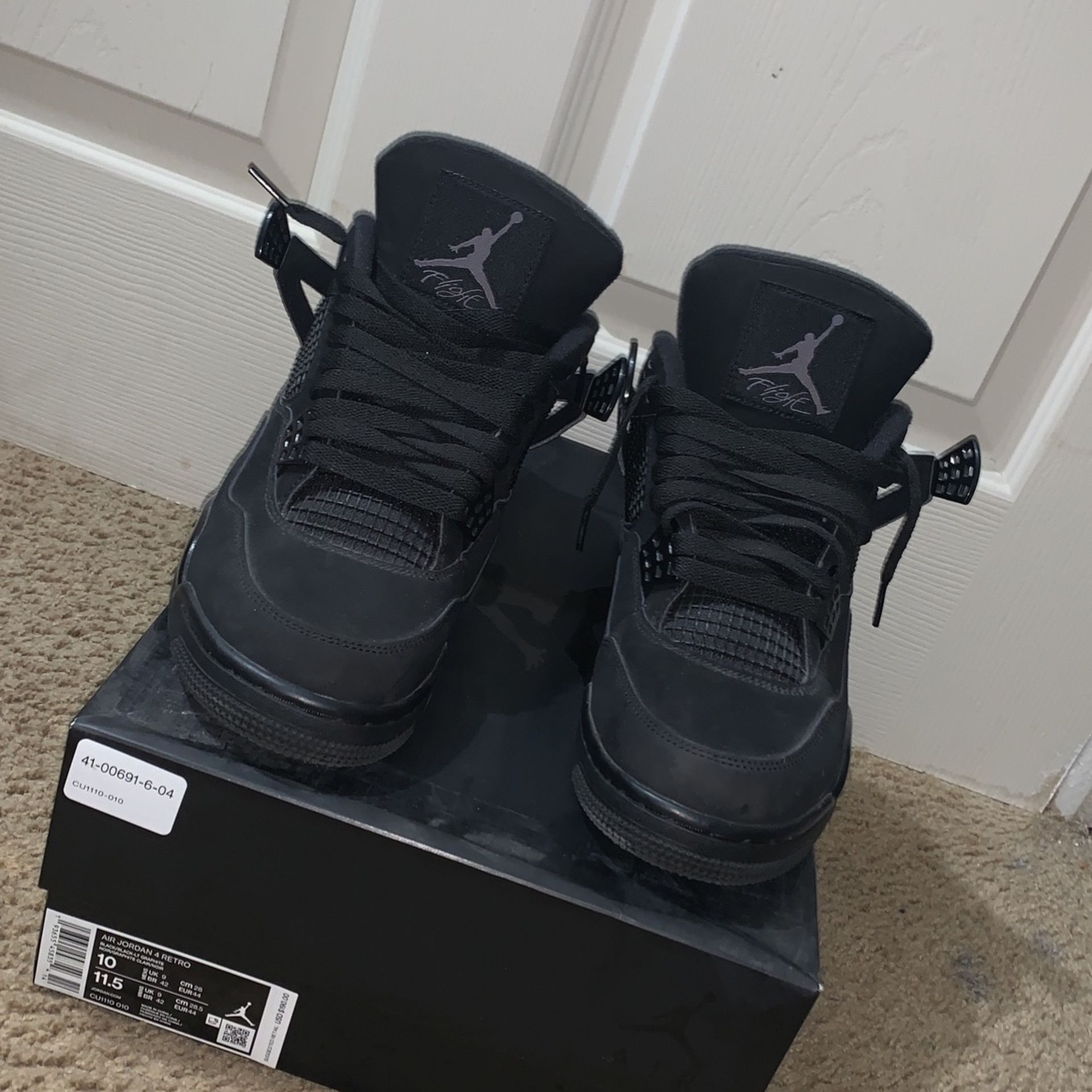 Black Cats Size 10