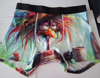 3 pk of Boxer briefs of Angry Birds colorful cartoon size small.