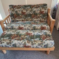 Rustic Log Futon 