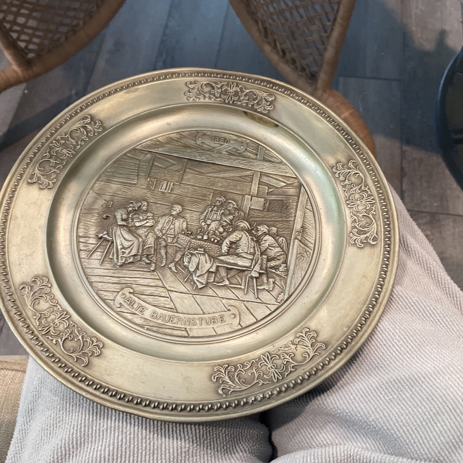 Pewter dish from Germany