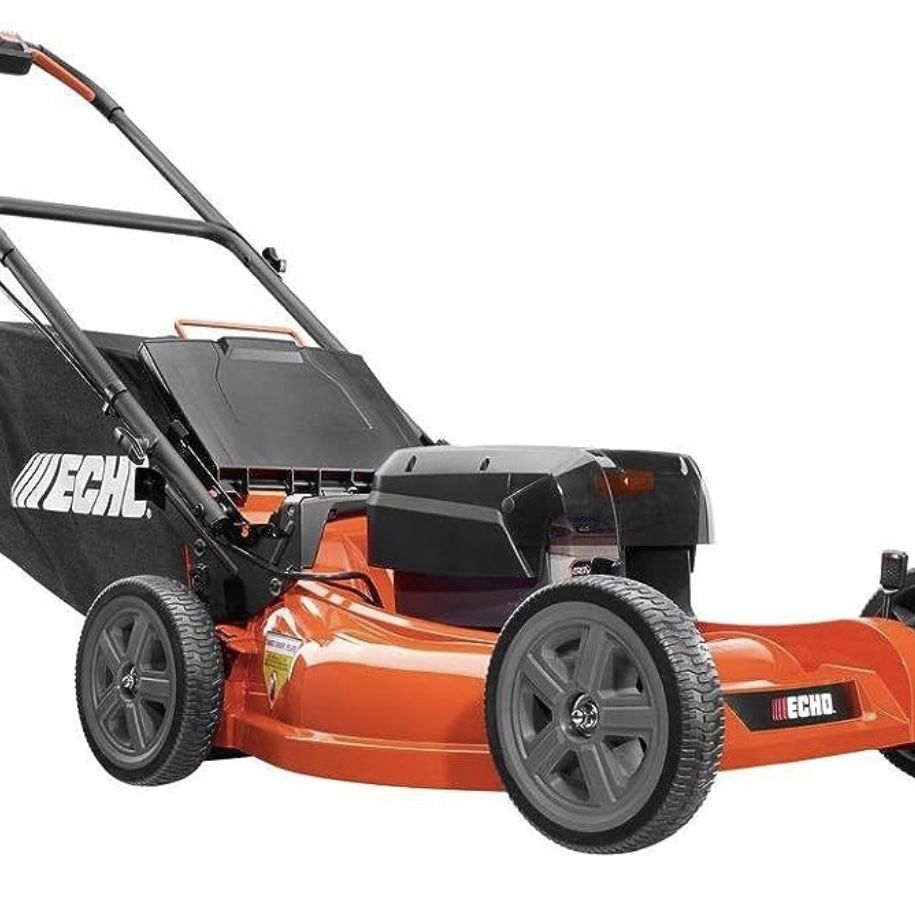 Electric Lawn Mower And Trimmer/Weed Wacker Set Brushless Echo With 4AH Battery! Brand New!