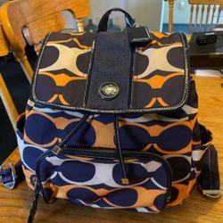 Nice Coach Cargo Great Size Backpack Super Clean All Around