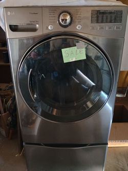 LG TrueSteam Sensor Dry Front-Load Dryer