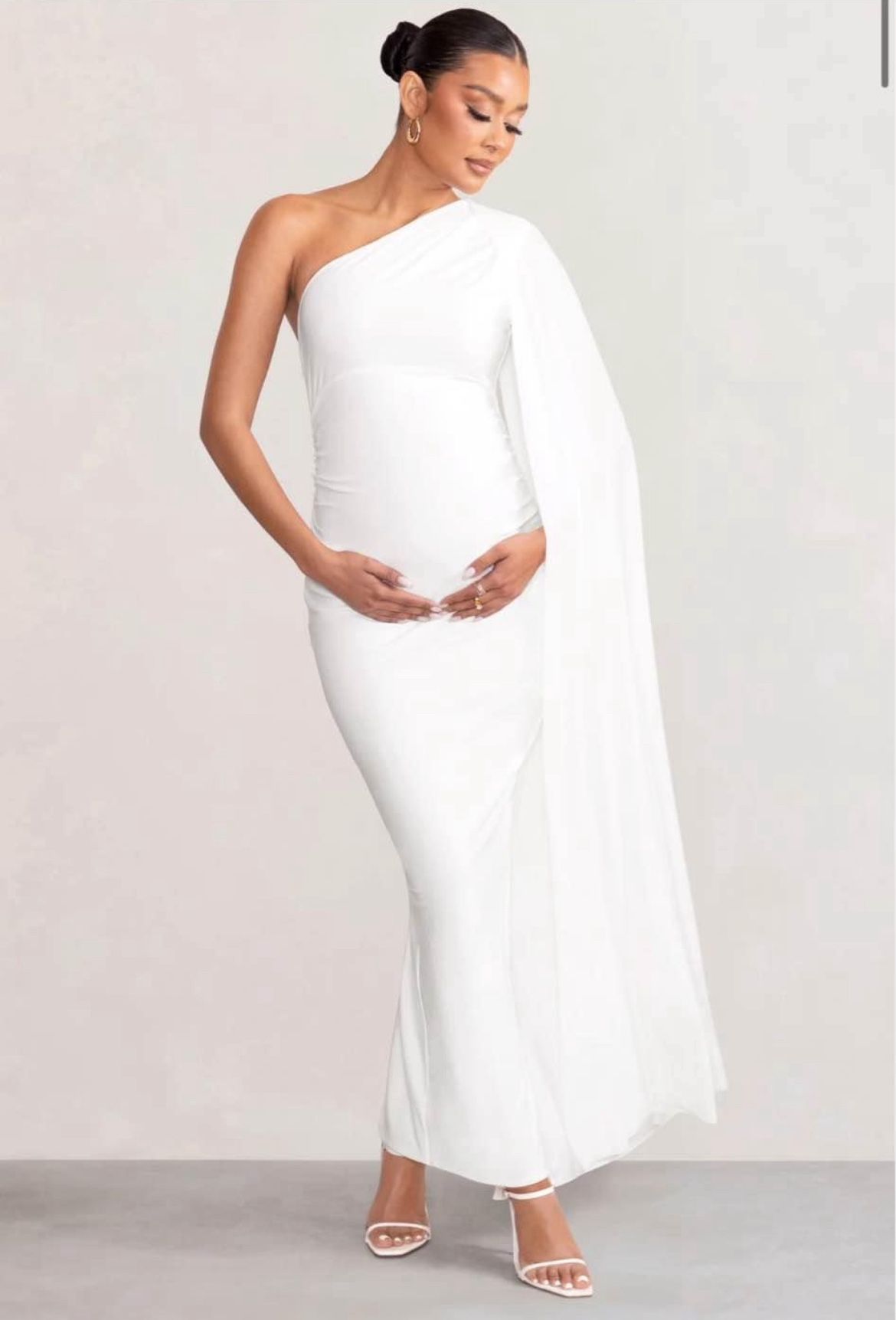 White Club L London Maternity Maxi Dress  Worn Once, Like New -  www.joarbit.com